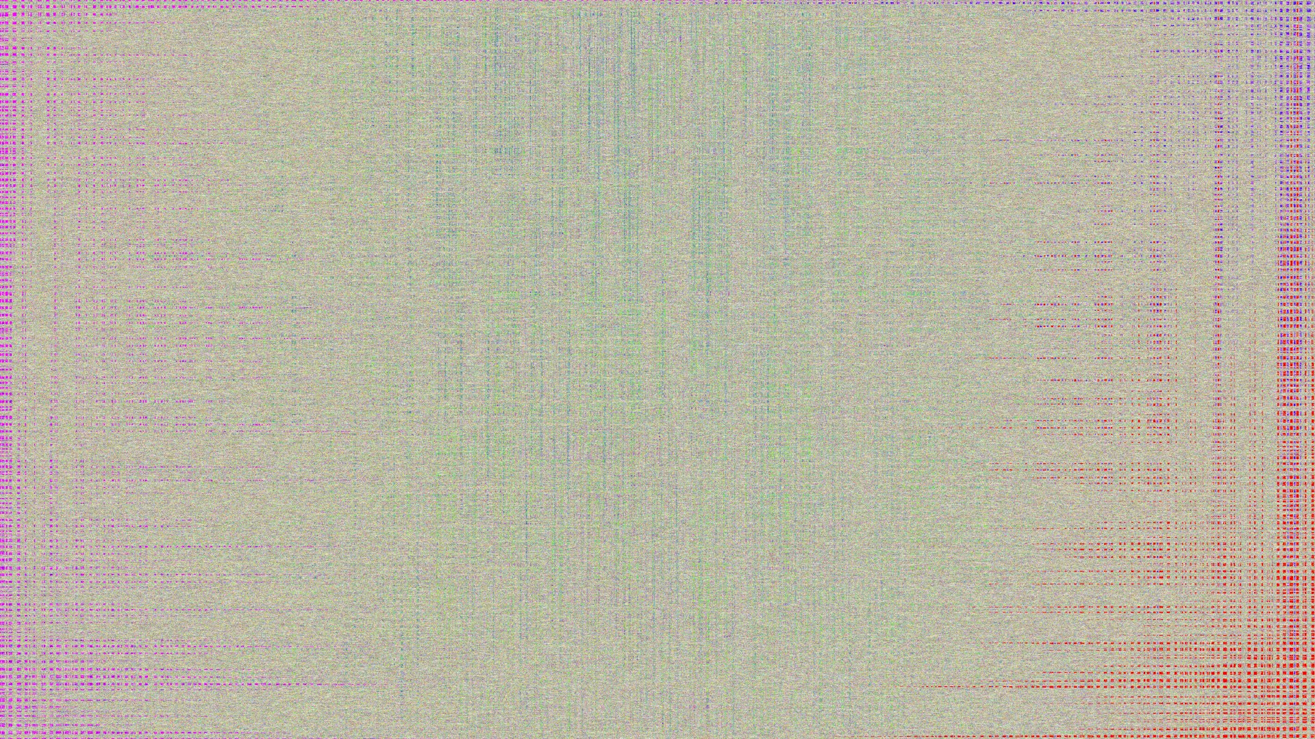 A picture of a white square with a pink border